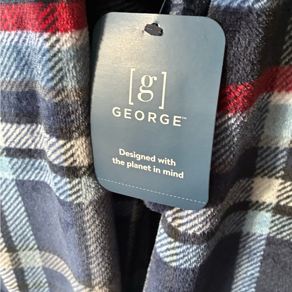 Plaid Long Sleeve Robe - Picture 4 of 5